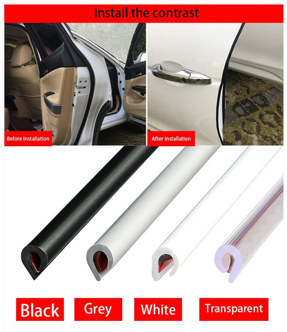 Edge Protection and Moulding Strip Rubber Scratch Protector for Car Doors