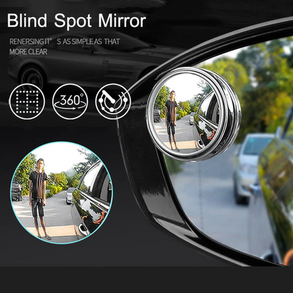 HD Glass 360° Adjustable Wide Angle Blind Spot Mirror