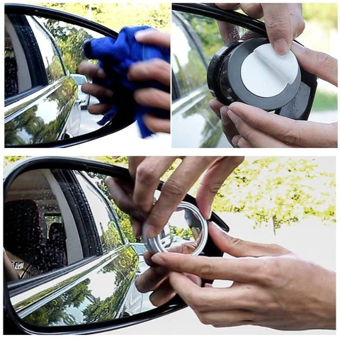 HD Glass 360° Adjustable Wide Angle Blind Spot Mirror