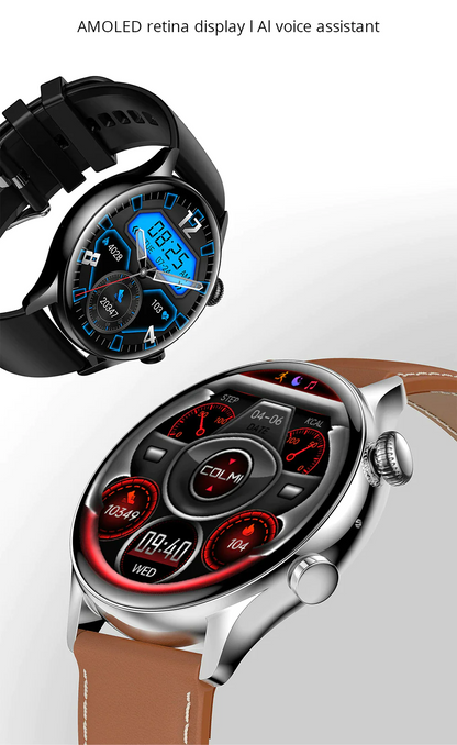 NEW COLMI i30 Flagship Smartwatch 1.36-inch AMOLED screen with a resolution of 390*390