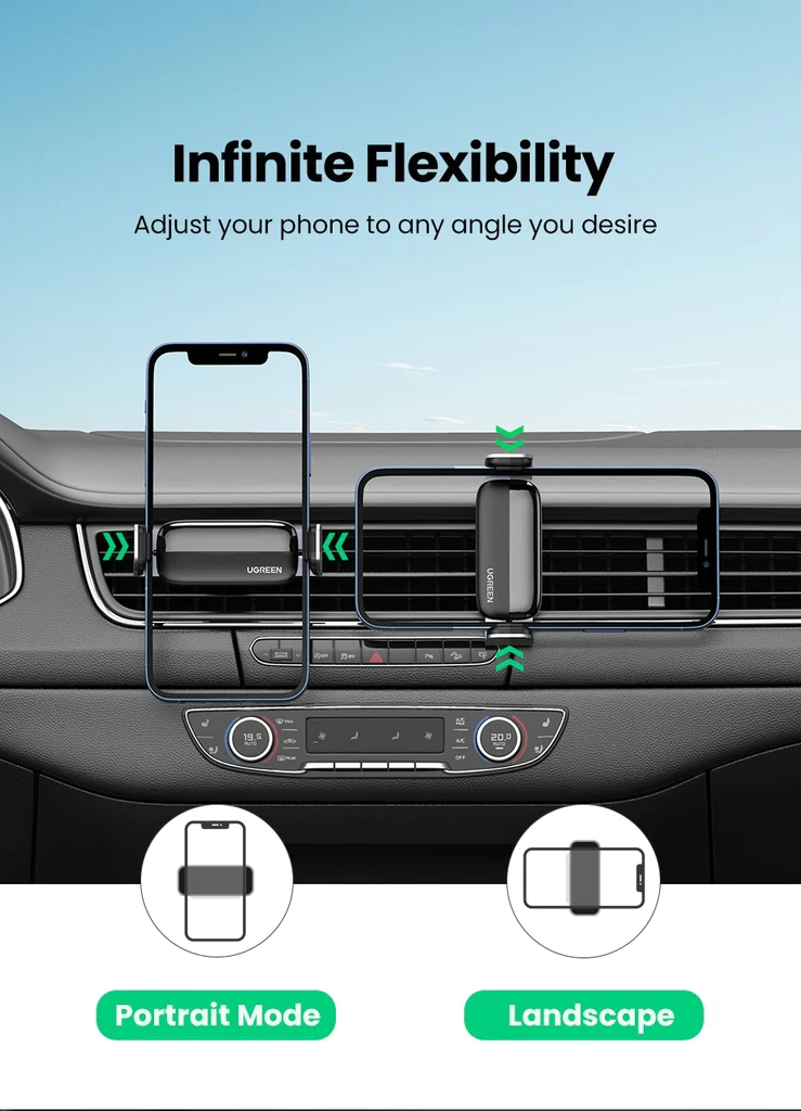 Small But Stable - Car Air Vent Phone Mount Holder fit for 4.7 - 7.2".