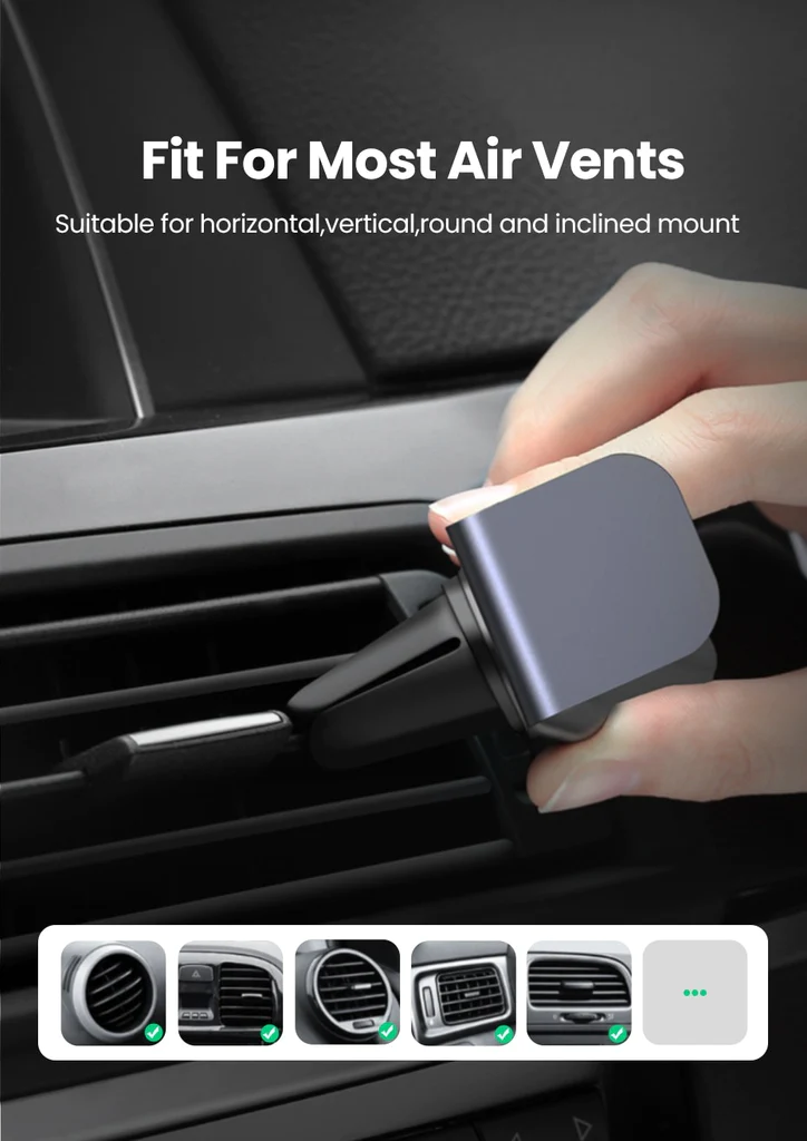 Small But Stable - Car Air Vent Phone Mount Holder fit for 4.7 - 7.2".