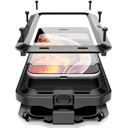 STUBBORN ARMOR - Heavy Duty Waterproof Full Body Metal Case for iPhone 6/7/8/ X Series