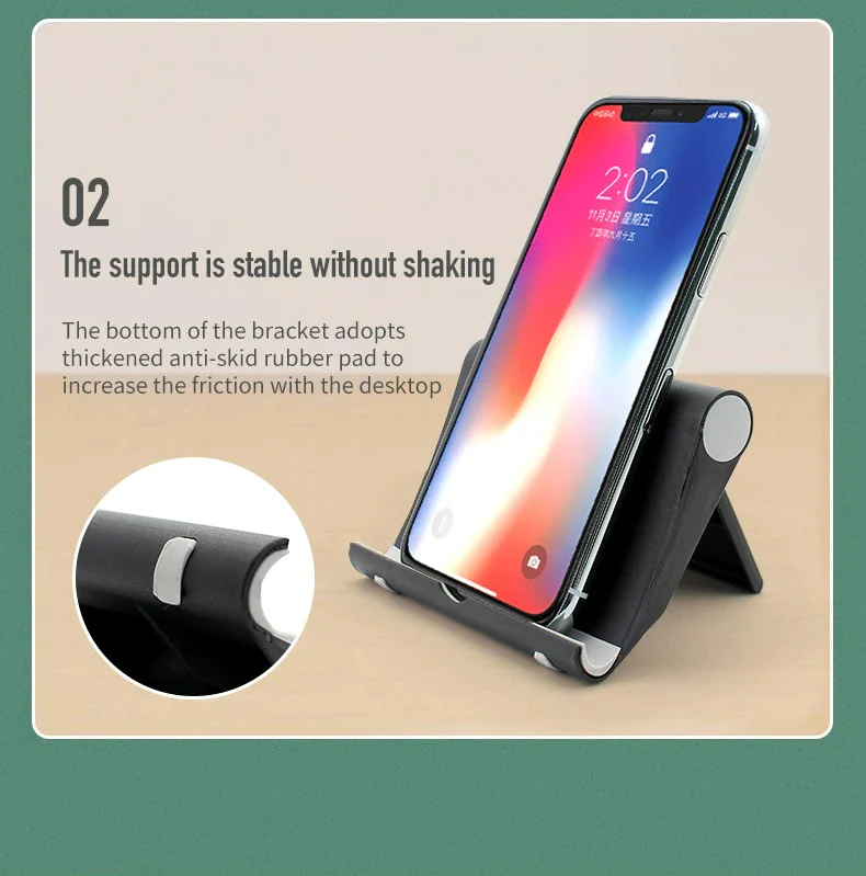 Universal Foldable Desk Phone Holder Mount Stand Tablet Desktop Holder.