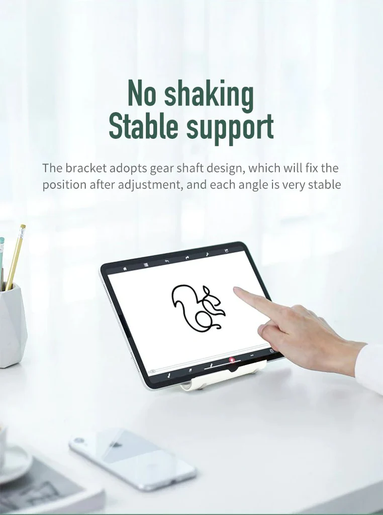 Universal Foldable Desk Phone Holder Mount Stand Tablet Desktop Holder.