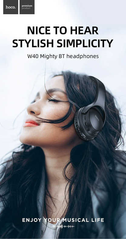 W40 Bluetooth 5.3 HIFI Stereo Sports Headphones