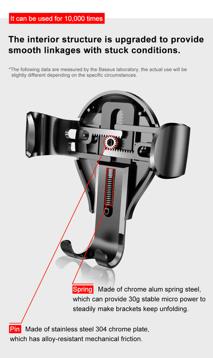 Baseus 360° Rotation Suction Type Car Phone Holder