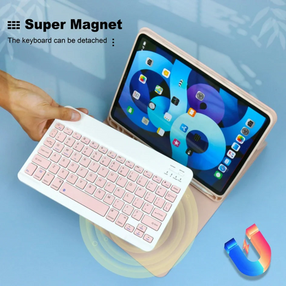 3 in 1 Silicon Honey Comp Breathable iPad Case with KEYBOARD and MOUSE