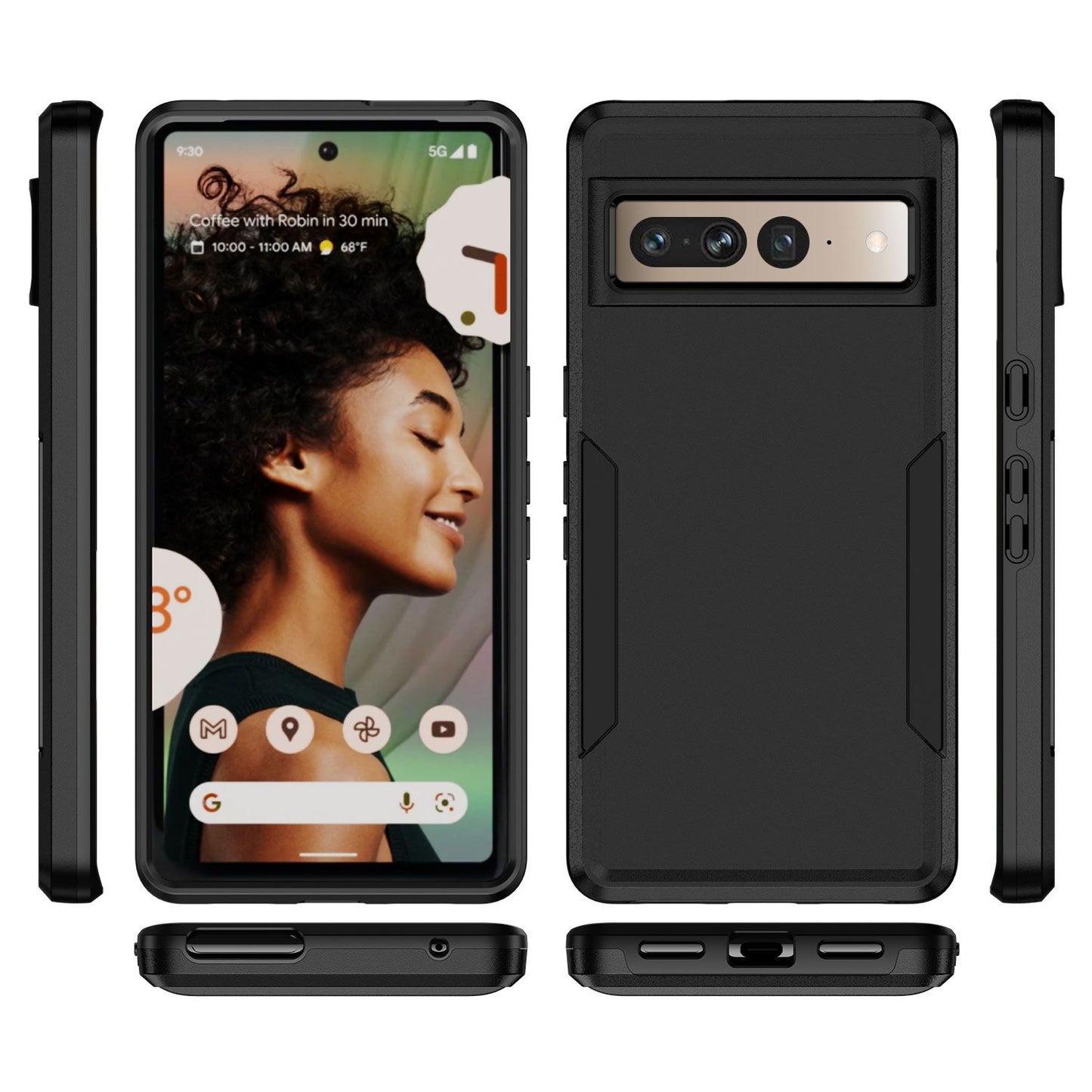 Military Grade Drop Protection  Commuter Phone Case for Google Pixel 7 Pro