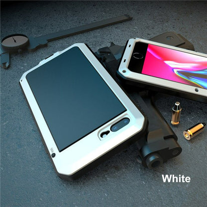 STUBBORN ARMOR - Heavy Duty Waterproof Full Body Metal Case for iPhone 6/7/8/ X Series