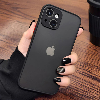 Luxury Matte Shockproof and Transparent Case with Camera Protection [iPhone12]