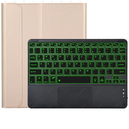 Luxury Protective Case for iPad Compo Multicolour Backlight Touch keyboard with Trackpad