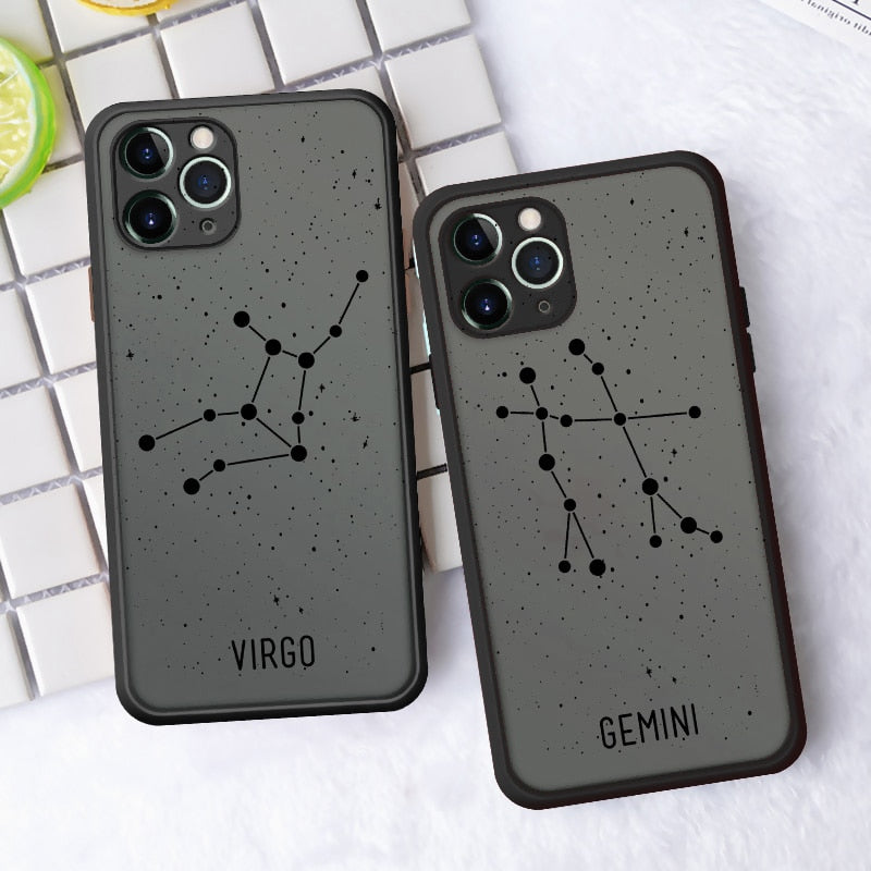 Zodiac Phone Case Constellations imposed for iPhone 12 / 13