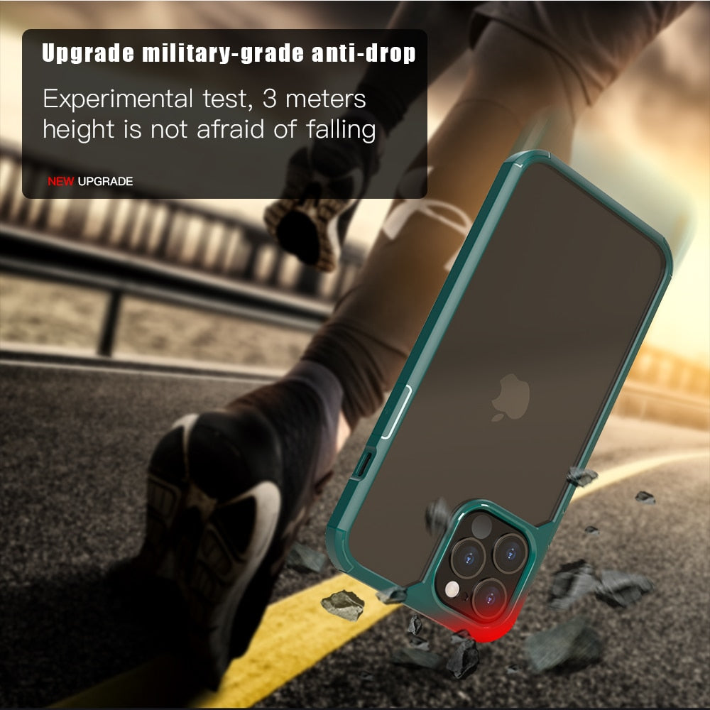 New Upgraded High Tranperant Silicon Protection for iPhone Support Wireless Charging