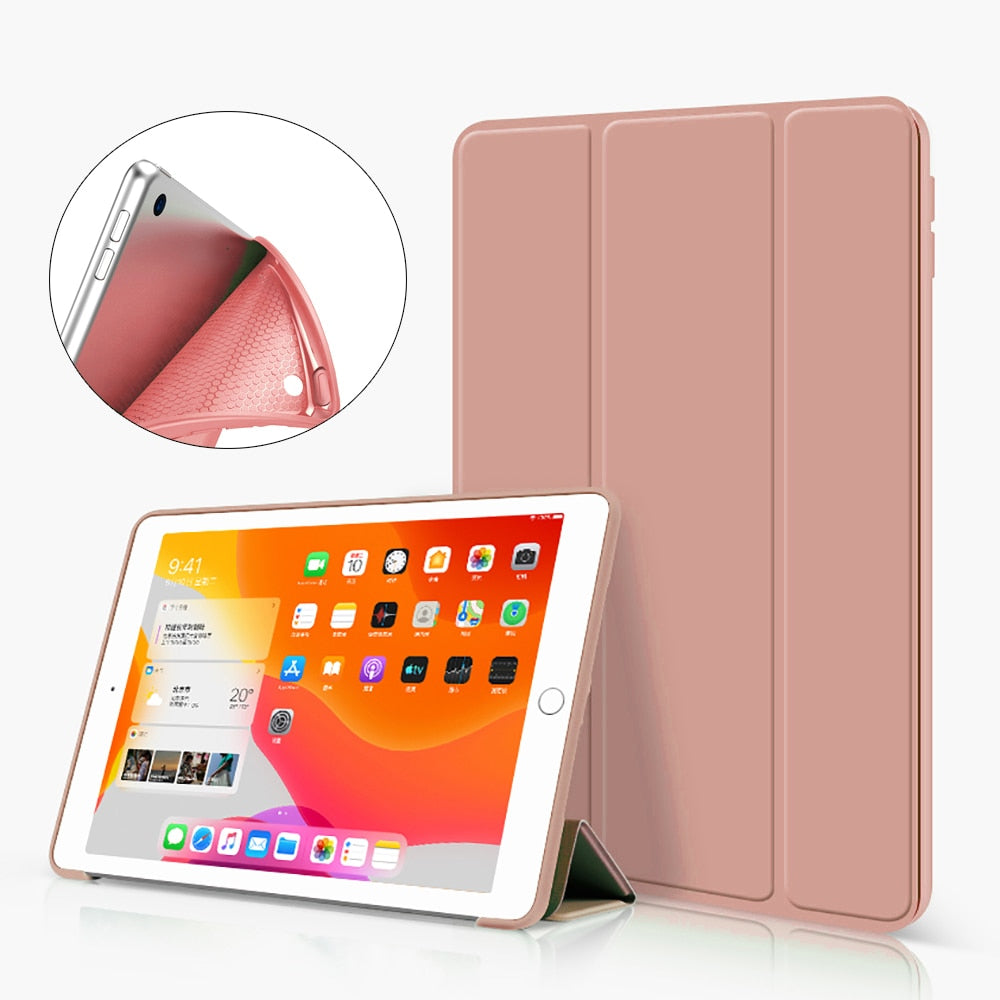 AUZONE Tri-Fold Case for iPad 10.2" 10.5" 9.7".