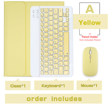 3 in 1 Silicon Honey Comp Breathable iPad Case with KEYBOARD and MOUSE