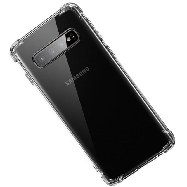 Transparent Shockproof Phone Case For Samsung Galaxy.