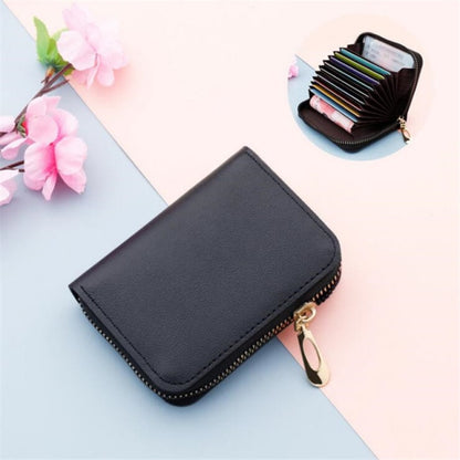 Business Card Holder Genuine Leather Credit Card Holder.